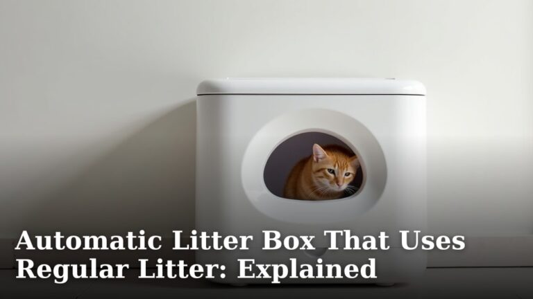 Automatic Litter Box That Uses Regular Litter: Explained