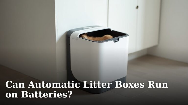 Can Automatic Litter Boxes Run on Batteries?
