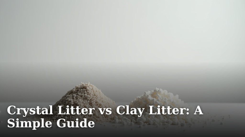 Crystal Litter vs Clay Litter: A Simple Guide