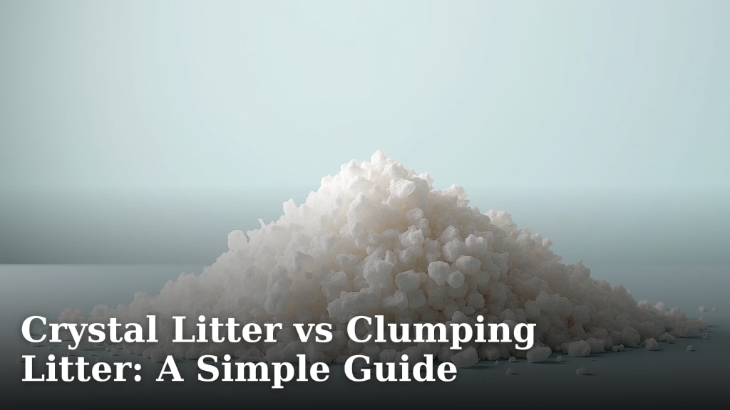 Crystal Litter vs Clumping Litter: A Simple Guide
