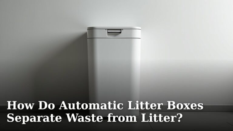 How Do Automatic Litter Boxes Separate Waste from Litter?