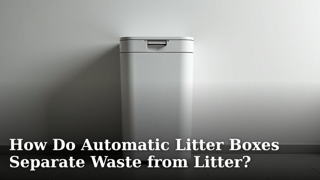 How Do Automatic Litter Boxes Separate Waste from Litter?