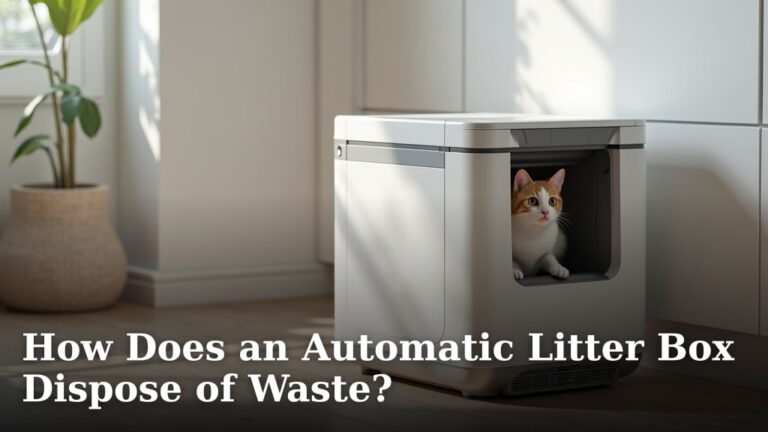 How Does an Automatic Litter Box Dispose of Waste?