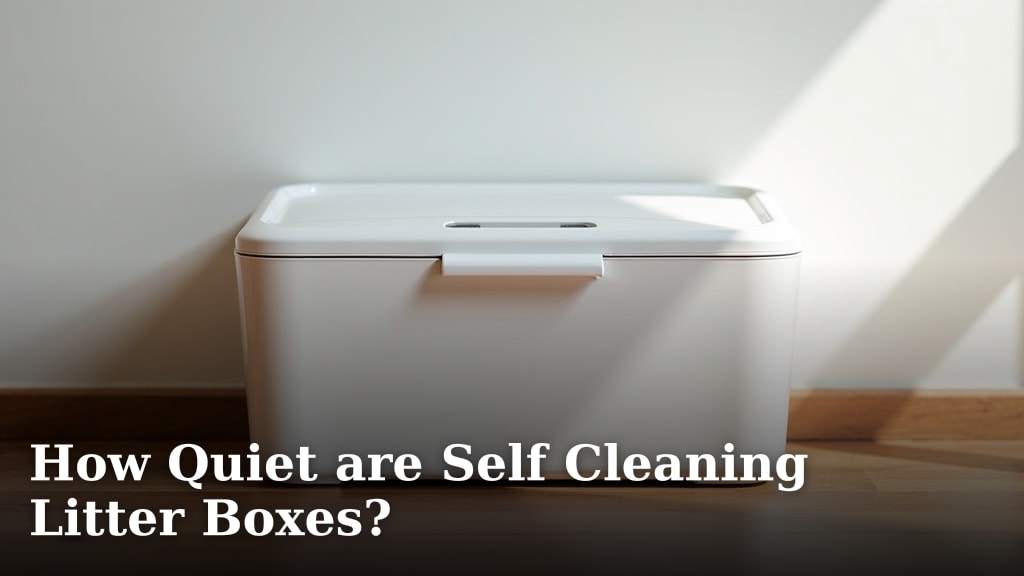 How Quiet are Self Cleaning Litter Boxes?