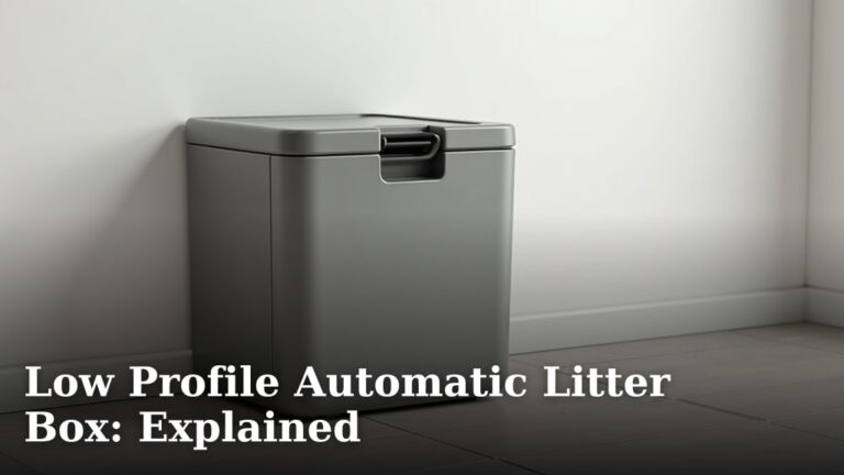 Low Profile Automatic Litter Box: Explained