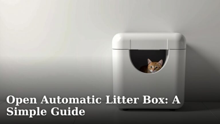Open Automatic Litter Box: A Simple Guide