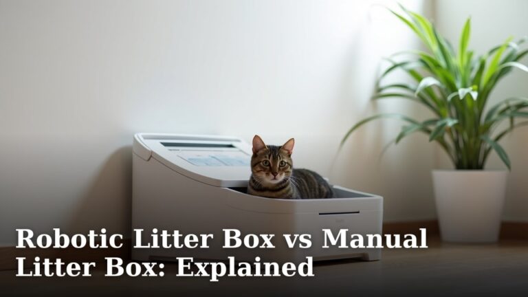Robotic Litter Box vs Manual Litter Box: Explained