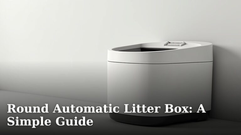 Round Automatic Litter Box: A Simple Guide