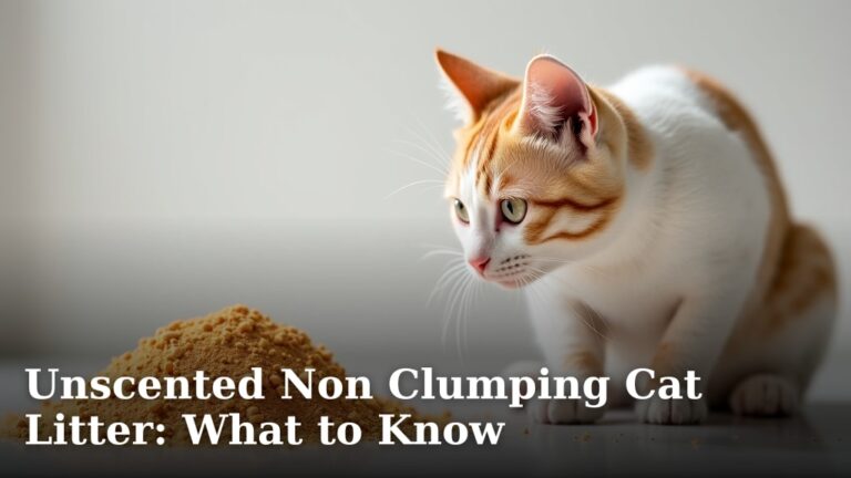 Unscented Non Clumping Cat Litter: What to Know