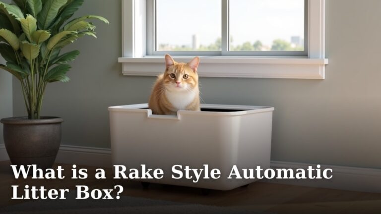 What is a Rake Style Automatic Litter Box?