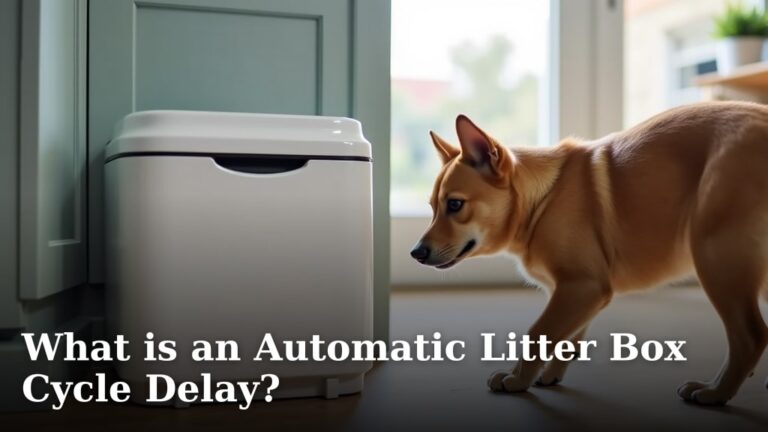 What is an Automatic Litter Box Cycle Delay?