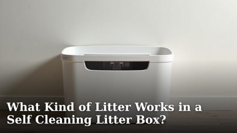 What Kind of Litter Works in a Self Cleaning Litter Box?
